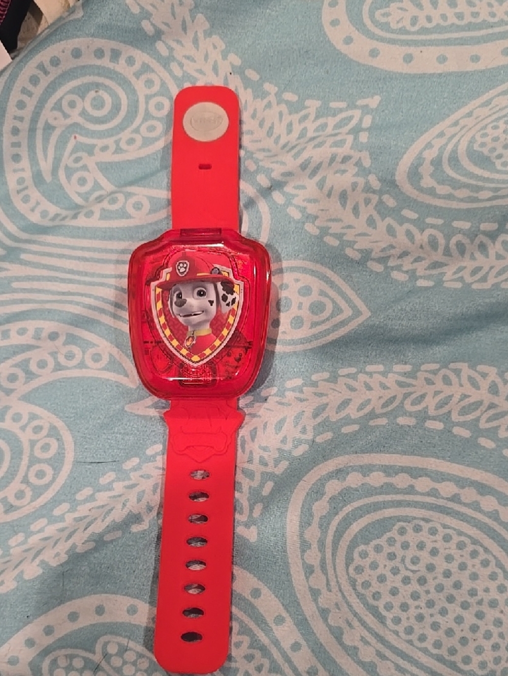 ❤️10/$40 Like New Paw Patrol Kids Red Light-Up Watch Needs Battery